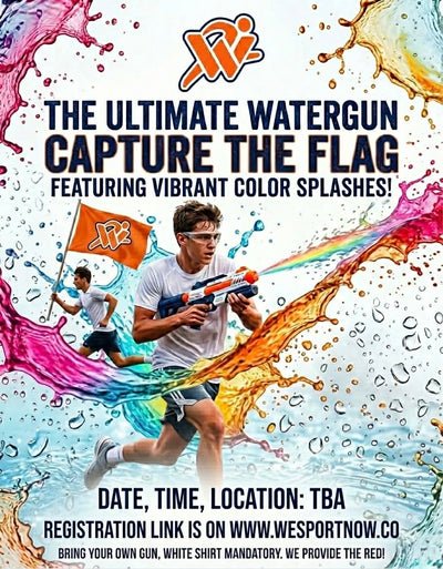 This isn't your average backyard water fight. 🔫🌈 | Location: TBA 📅 Day & Time: TBA