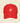 Red Low Profile Baseball Cap with Minimal White Logo — Casual Sports Dad Hat