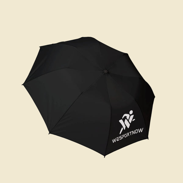 Foldable Semi-Automatic Umbrella — Compact Windproof Rain Umbrella with Logo