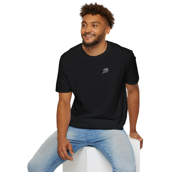 T-Shirt - Minimal Black Script Chest Logo