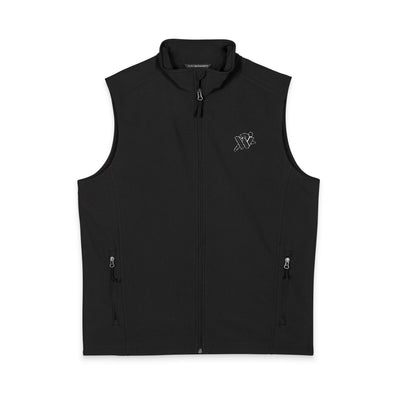 Men's Core Soft Shell Vest – Minimal White Chest Logo