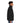 Men's Black Puffer Jacket — Minimal Logo Quilted Insulated Coat