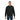 Black Men's Bomber Jacket – Minimal Reflective Logo Lightweight Flight Jacket