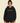 sleek snap button collar hoodie