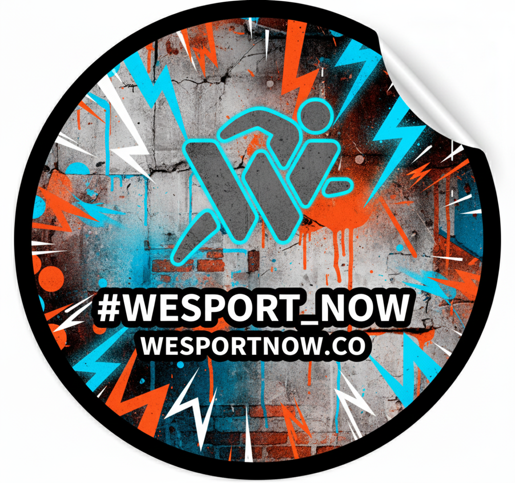 #WESPORT_NOW Sticker Lightning Color