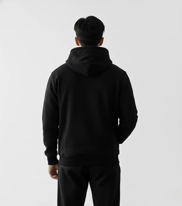 Black hoodie