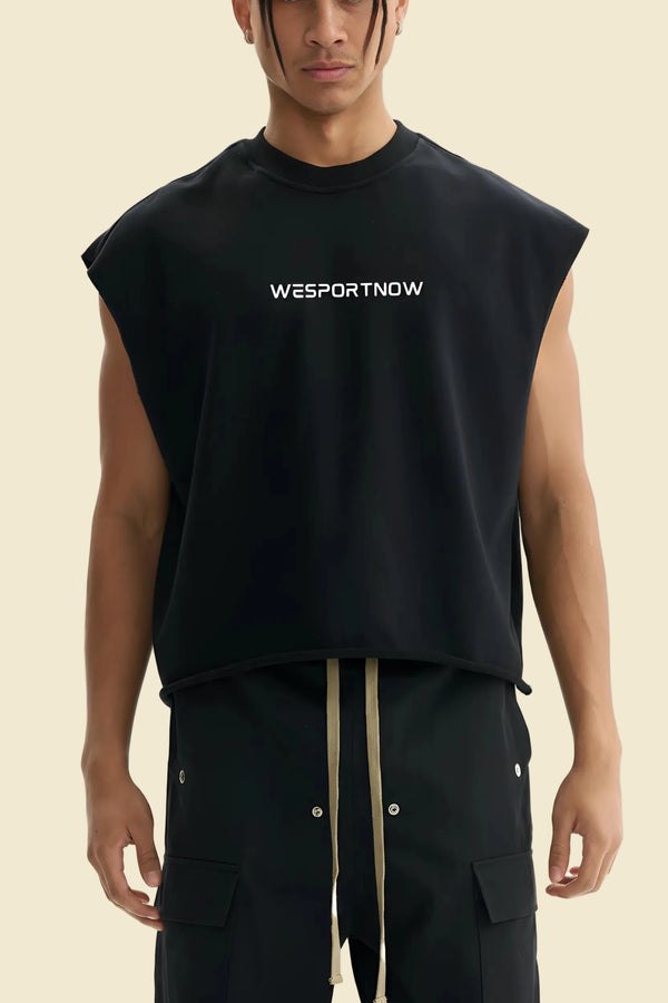 French Terry Boxy Tank Top